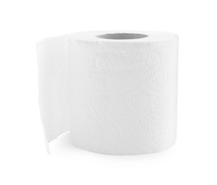 Photo of Roll of toilet paper isolated on white