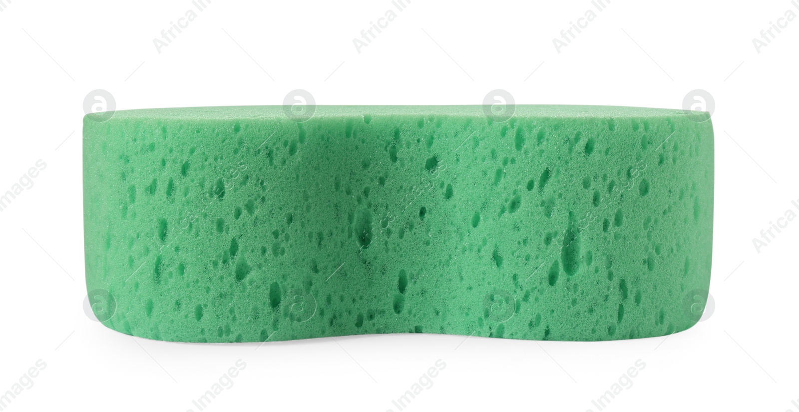 Photo of Turquoise car wash sponge isolated on white