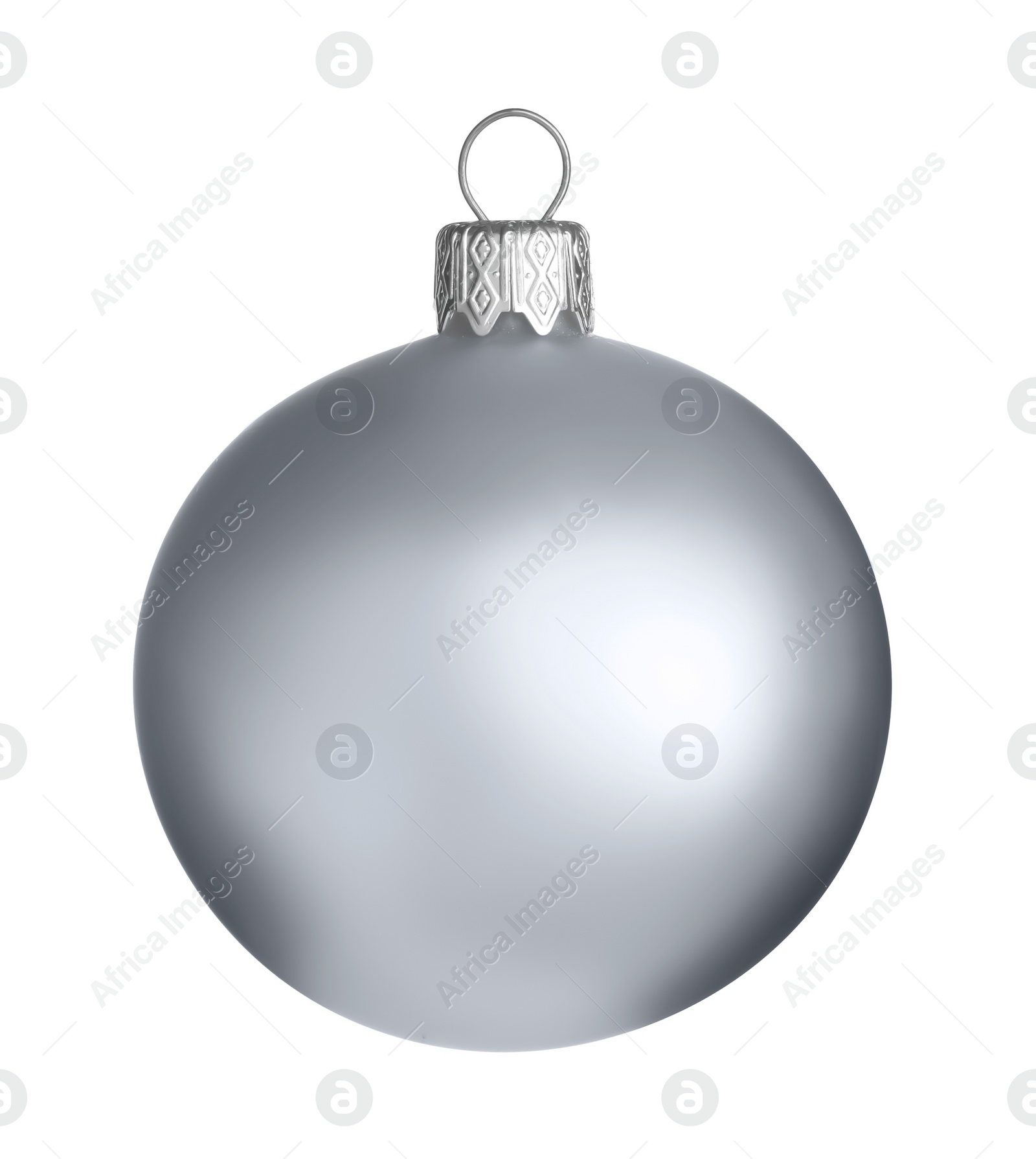 Photo of Beautiful decorative Christmas ball isolated on white