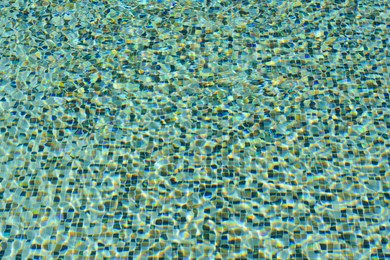 Photo of View of cool clear water in swimming pool