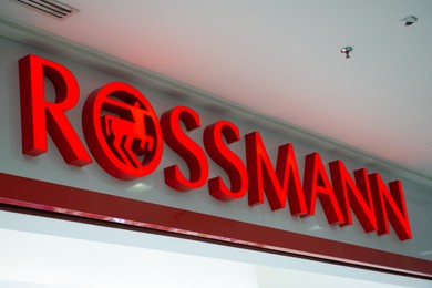 Siedlce, Poland - July 26, 2022: Rossmann cosmetic store in shopping mall