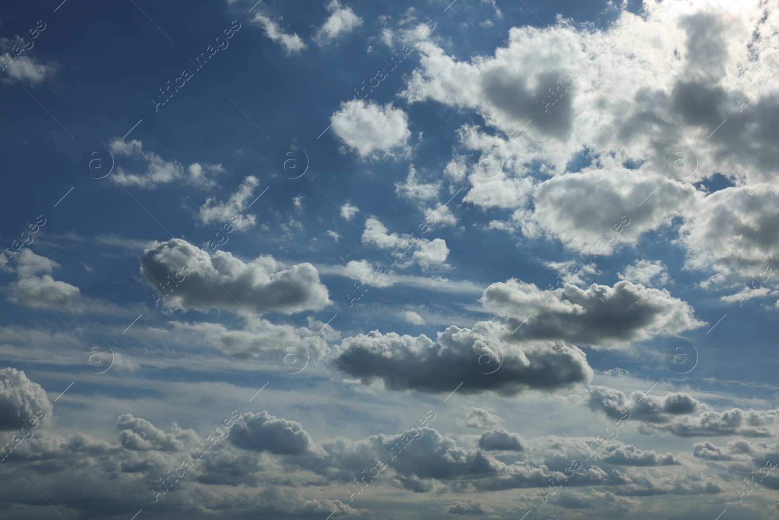 Photo of Picturesque view on beautiful sky with clouds