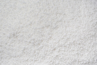 Granular mineral fertilizer as background, closeup view