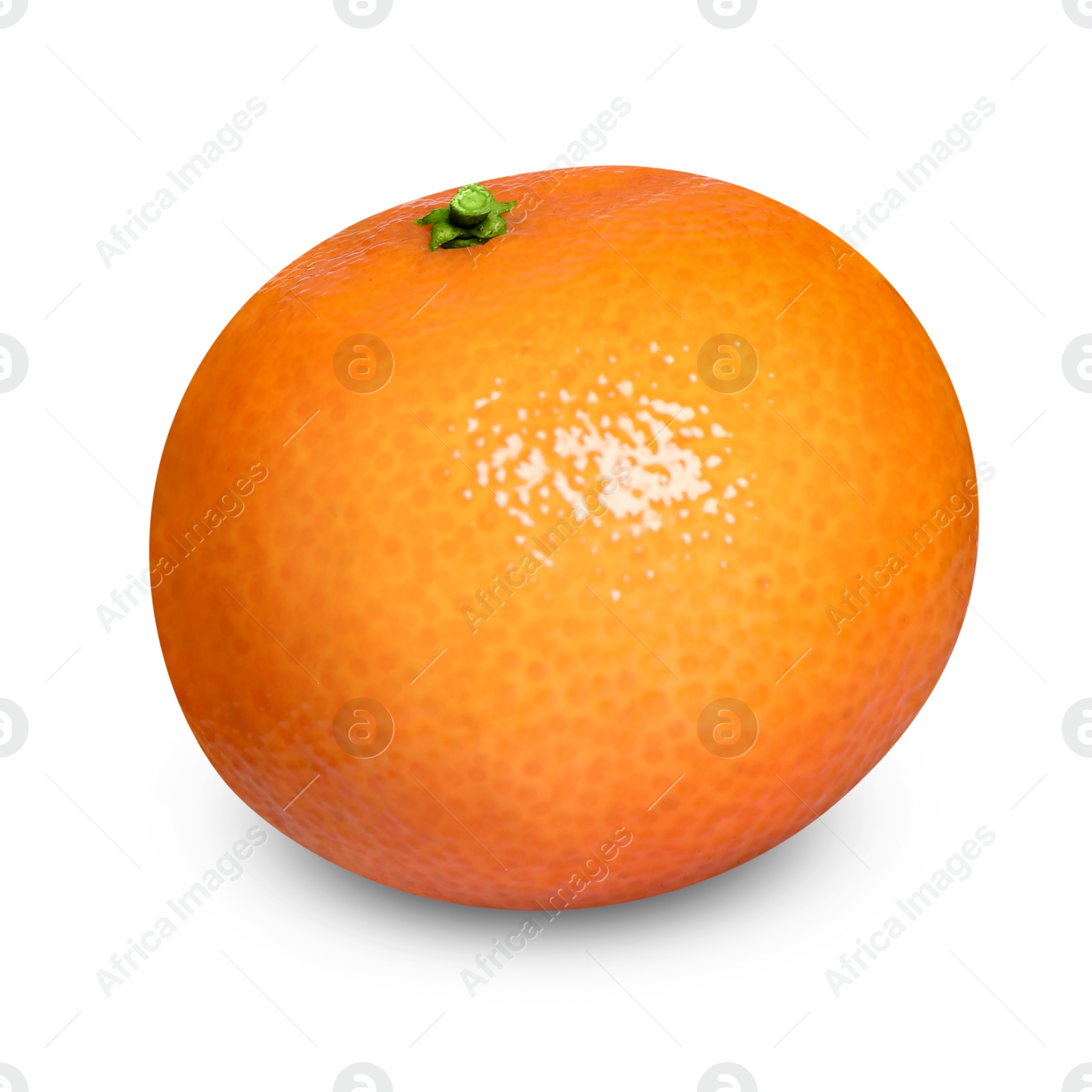 Image of Fresh ripe orange tangerine isolated on white