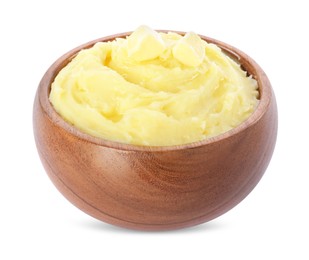 Photo of Bowl of delicious mashed potato with butter