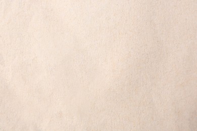 Sheet of white paper as background, top view