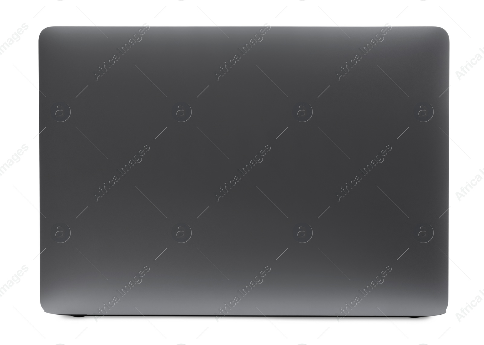 Photo of Open laptop isolated on white. Modern technology