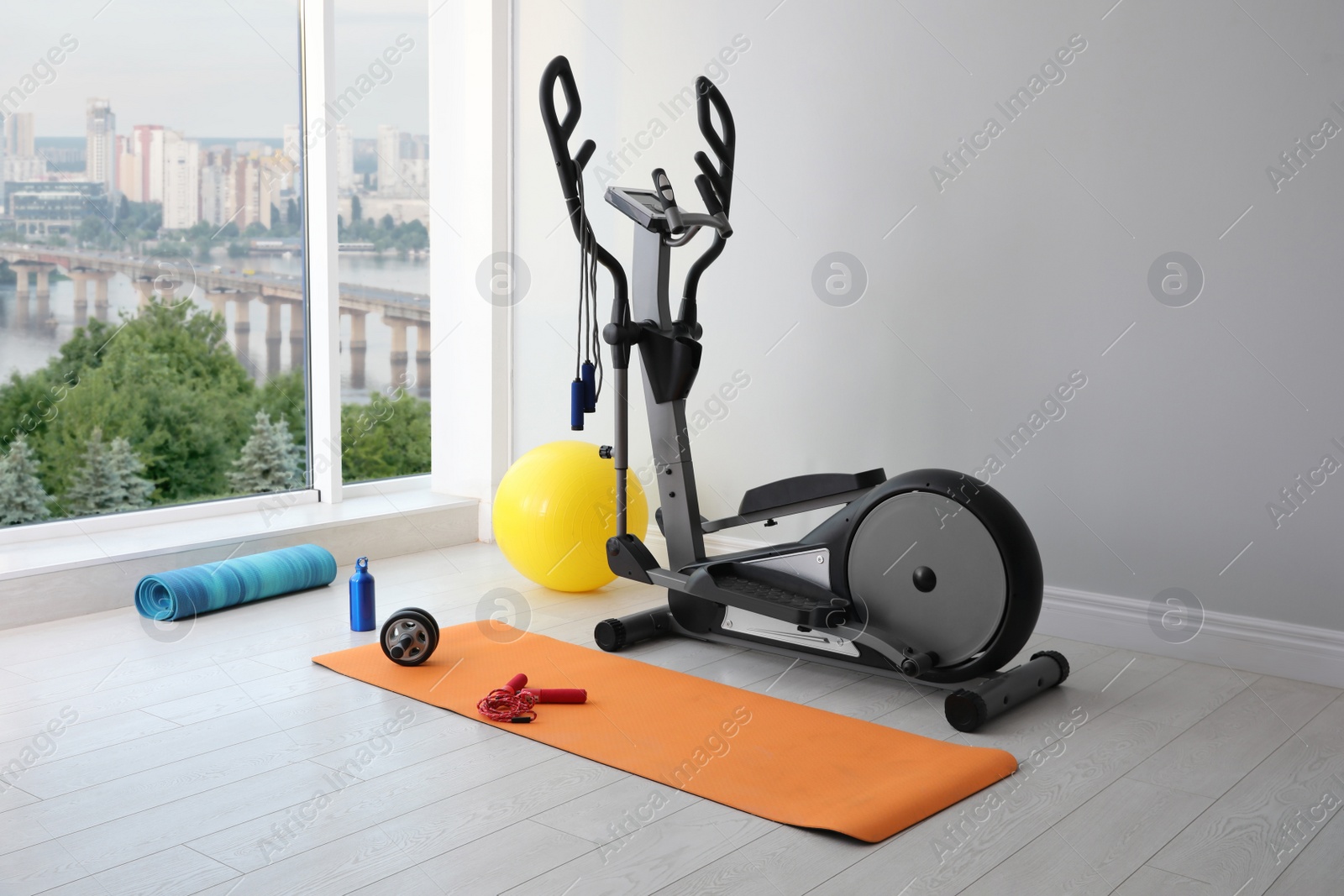 Photo of Elliptical machine cross trainer and fitness equipment  indoors