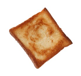 Photo of Piece of fresh toast bread isolated on white