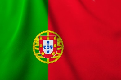 Flag of Portuguese Republic. National country symbol