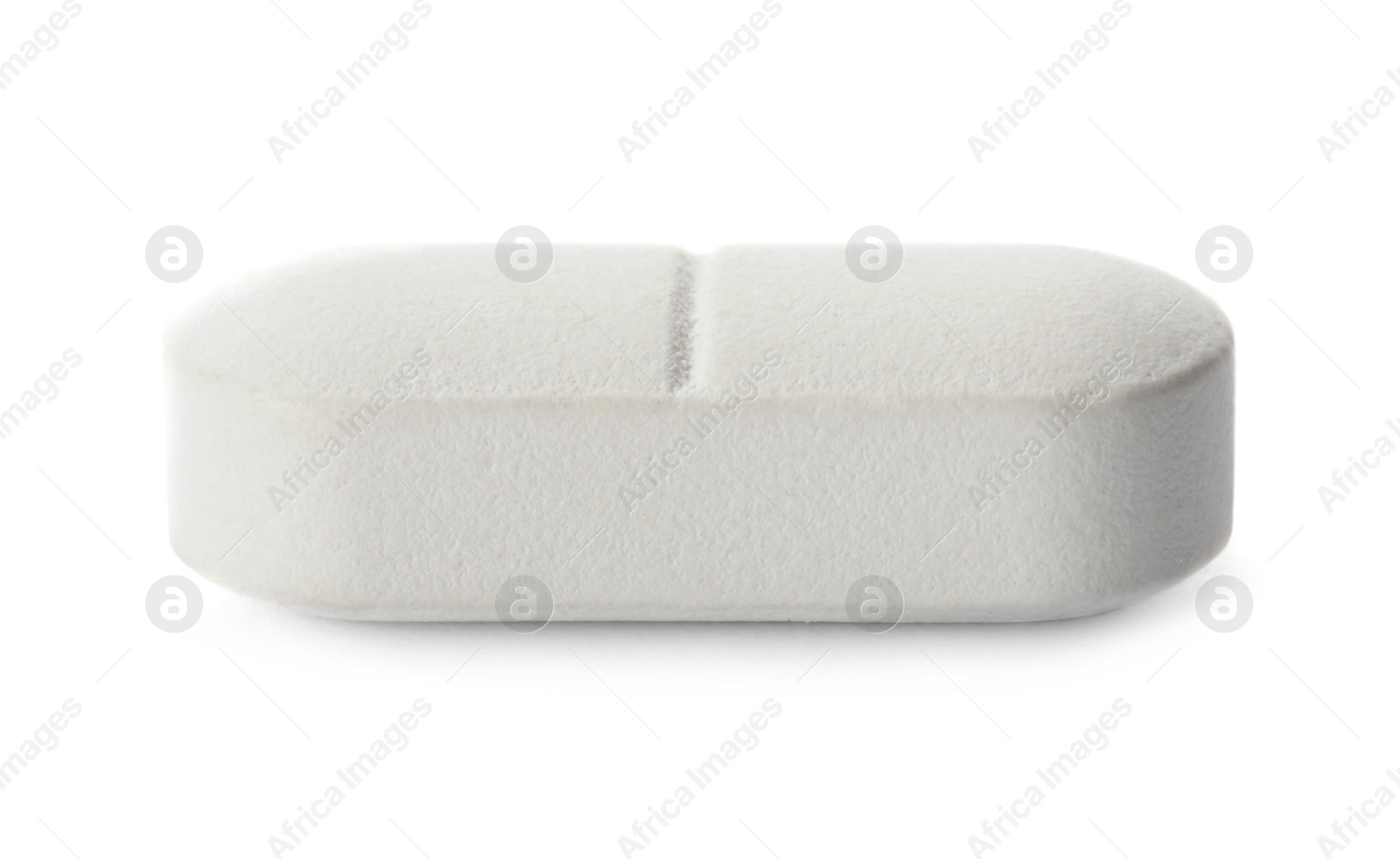 Photo of Pill isolated on white. Medical treatment