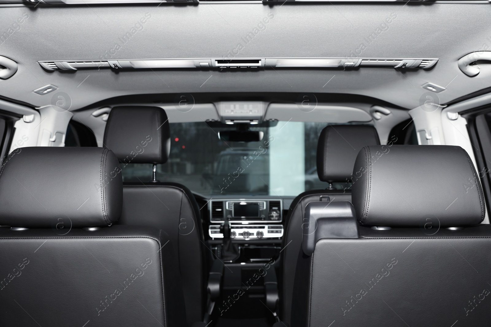 Photo of New modern car with comfortable seats inside