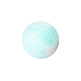 Bath bomb on white background. Spa product