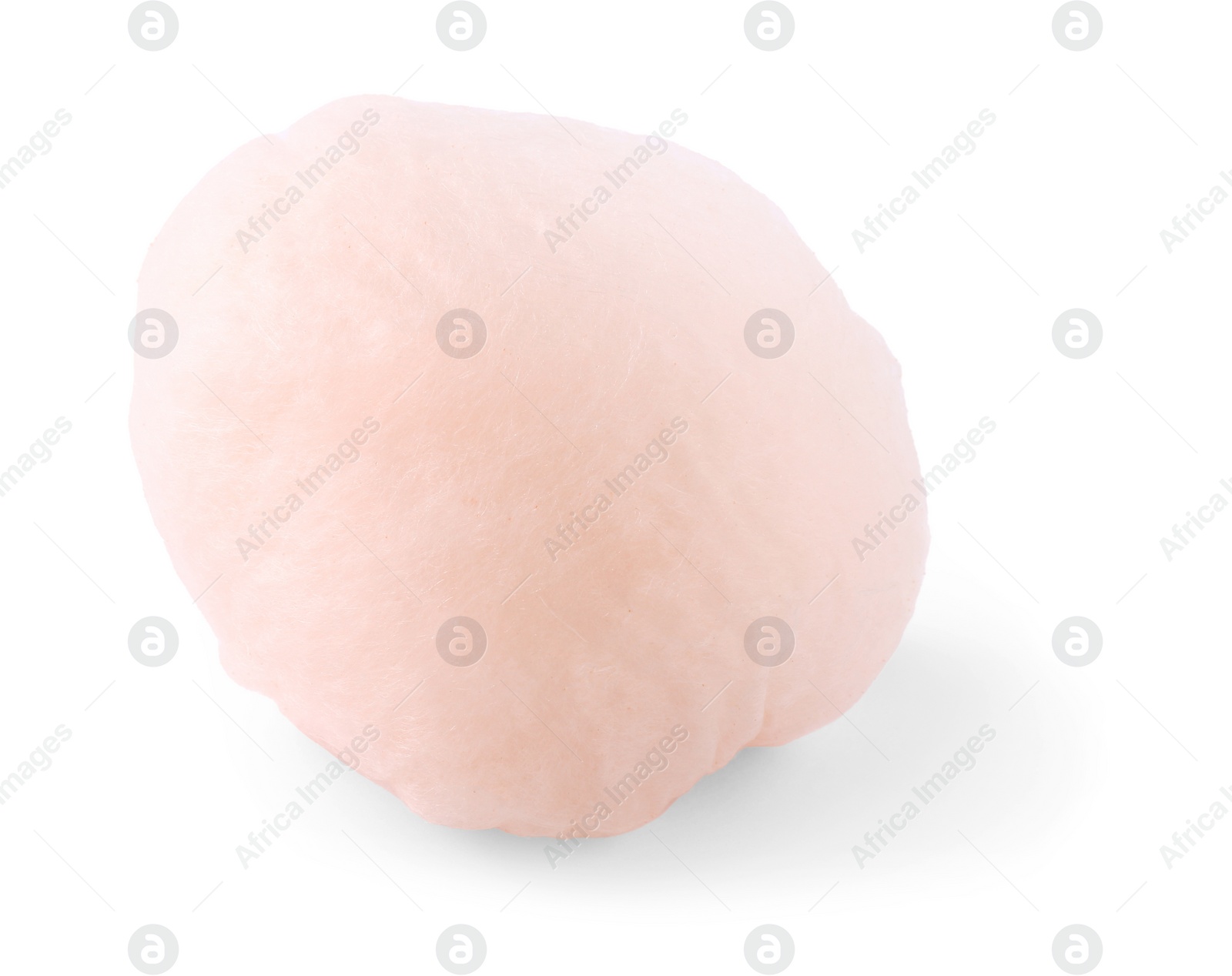 Photo of One sweet cotton candy isolated on white