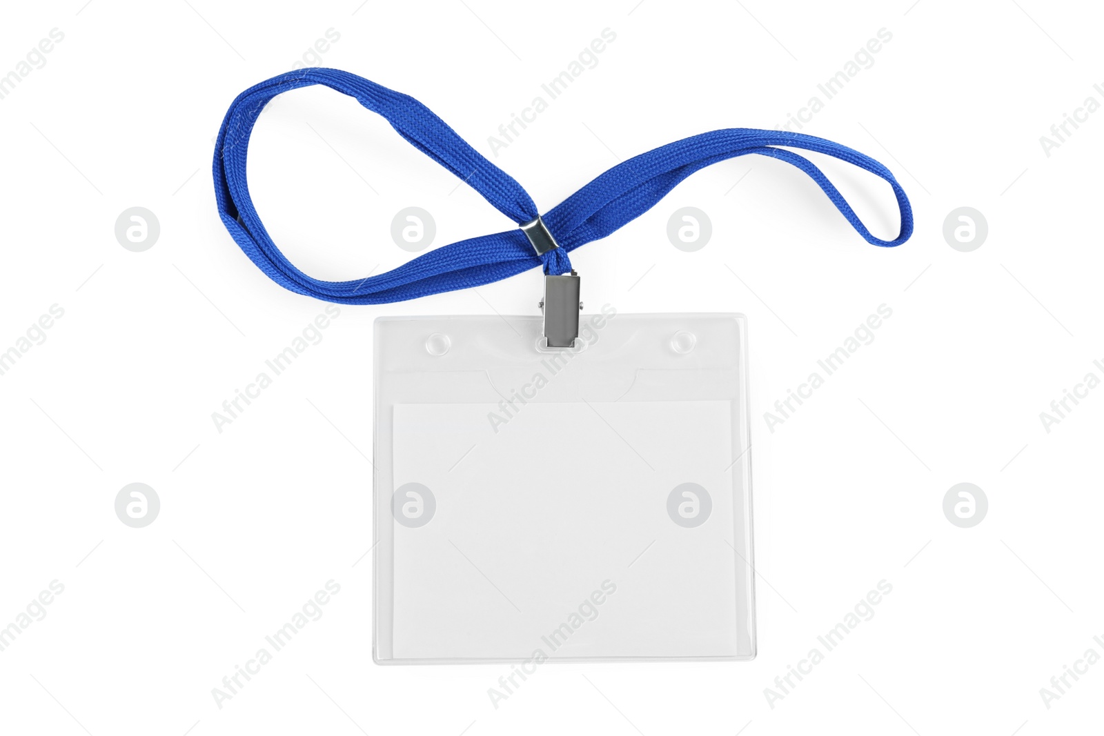 Photo of Blank badge on white background. Mockup for design