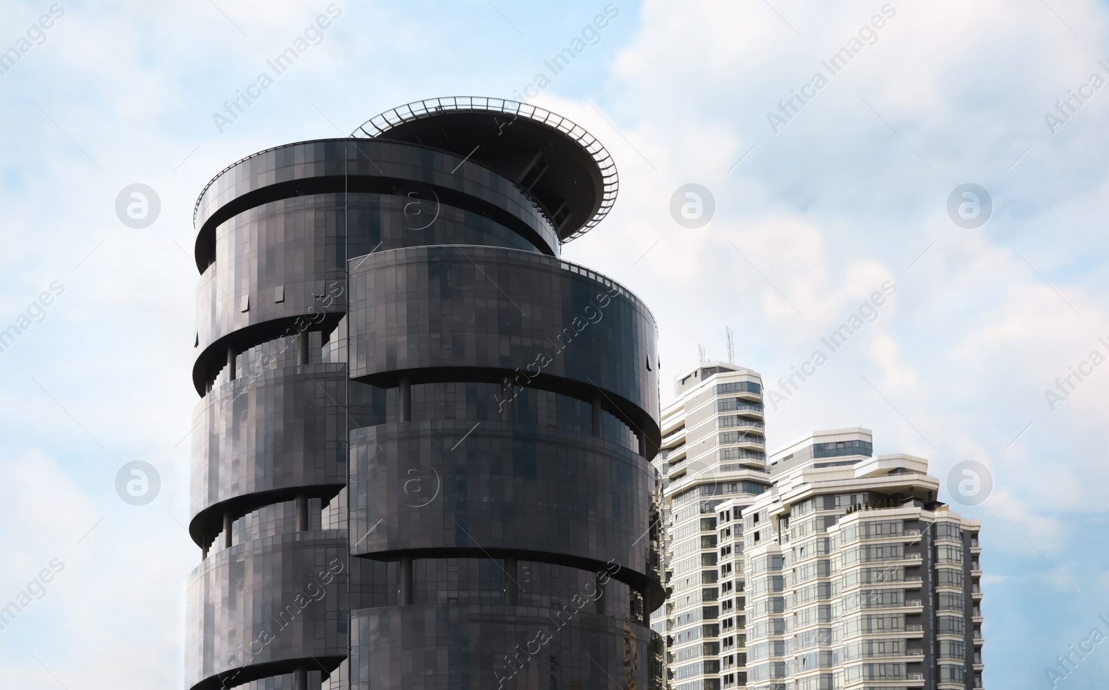 Photo of Beautiful view of cityscape with futuristic building