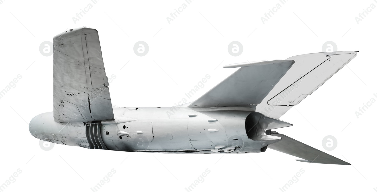 Image of Jet fighter isolated on white. Military machinery