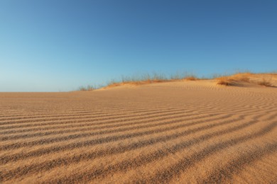 Photo of Picturesque view of desert on sunny day