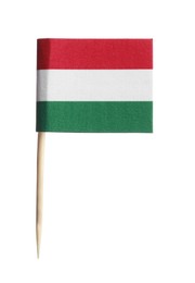 Photo of Small paper flag of Hungary isolated on white