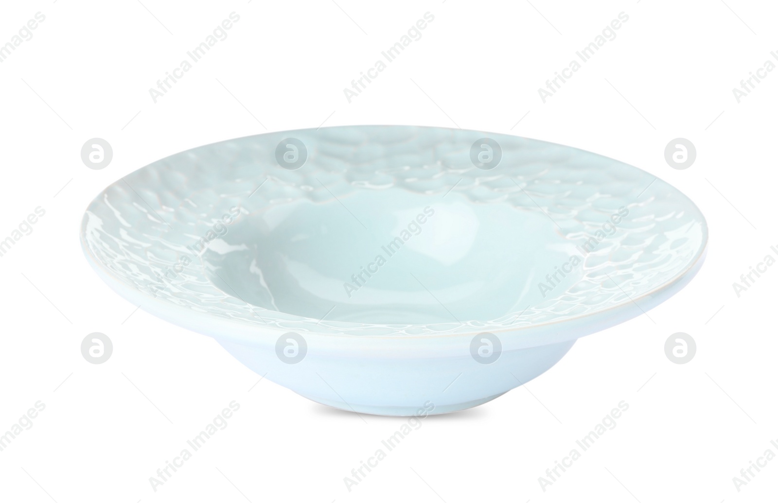 Photo of Empty clean ceramic plate isolated on white