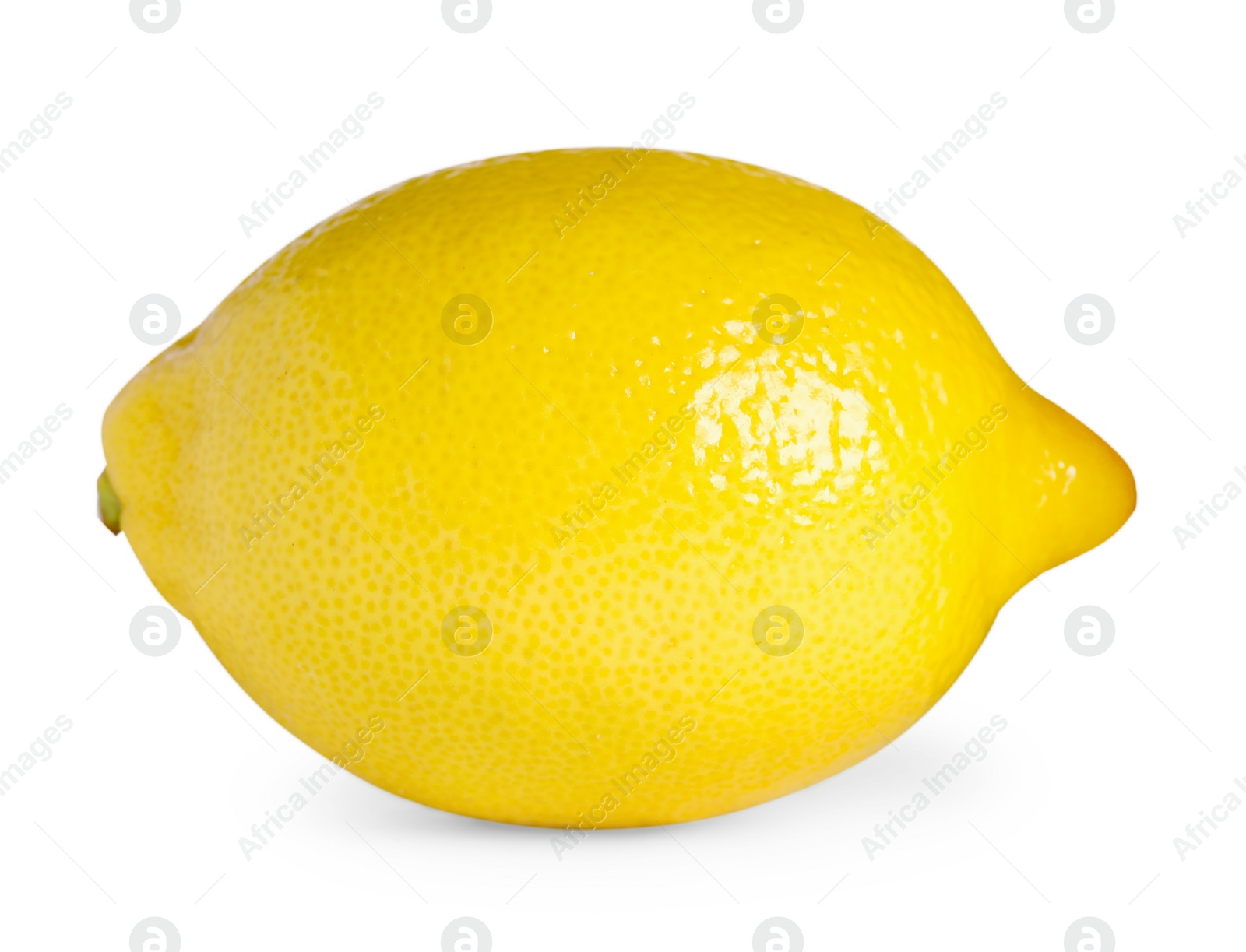 Photo of Fresh lemon isolated on white. Citrus fruit