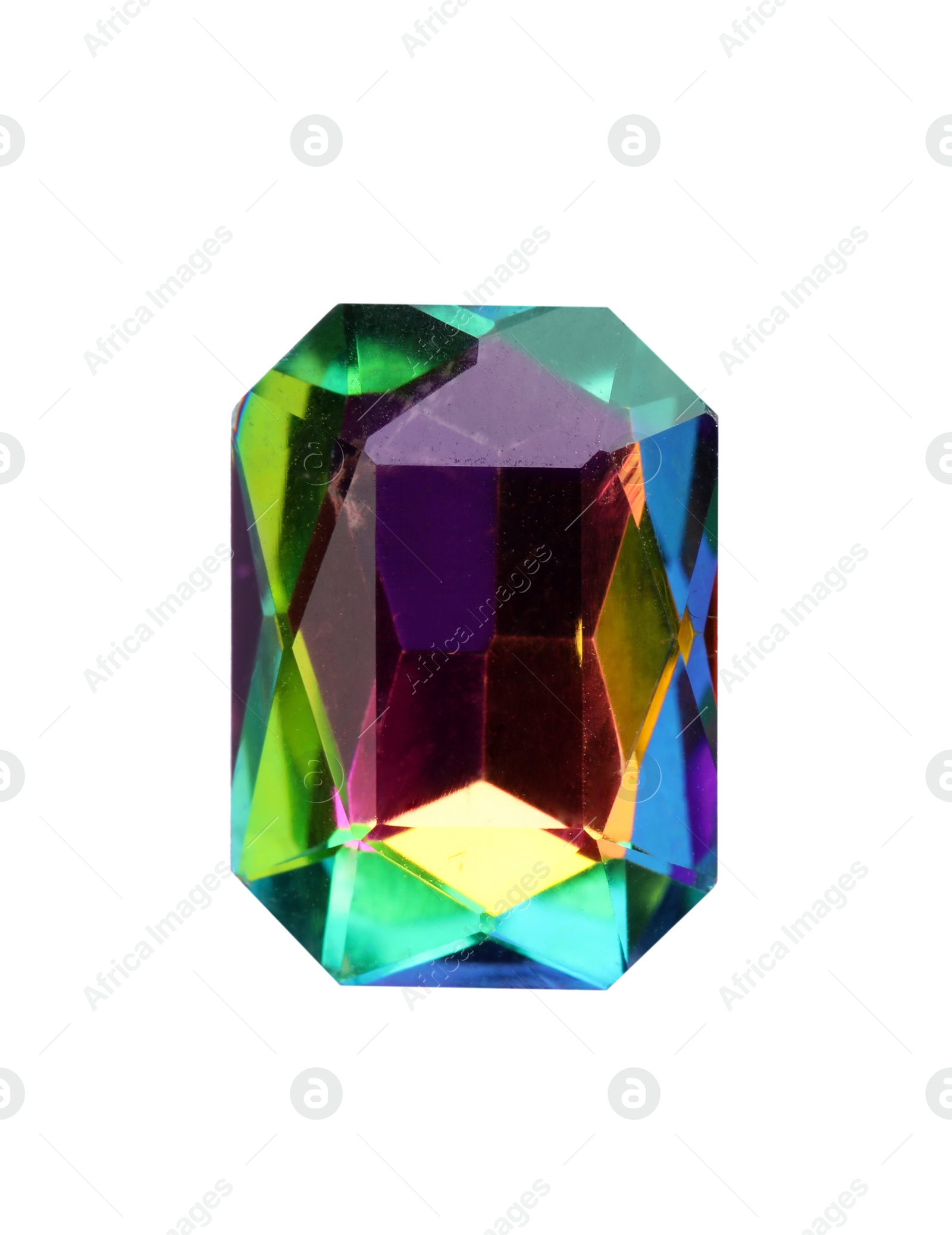 Image of Beautiful gemstone for jewelry on white background