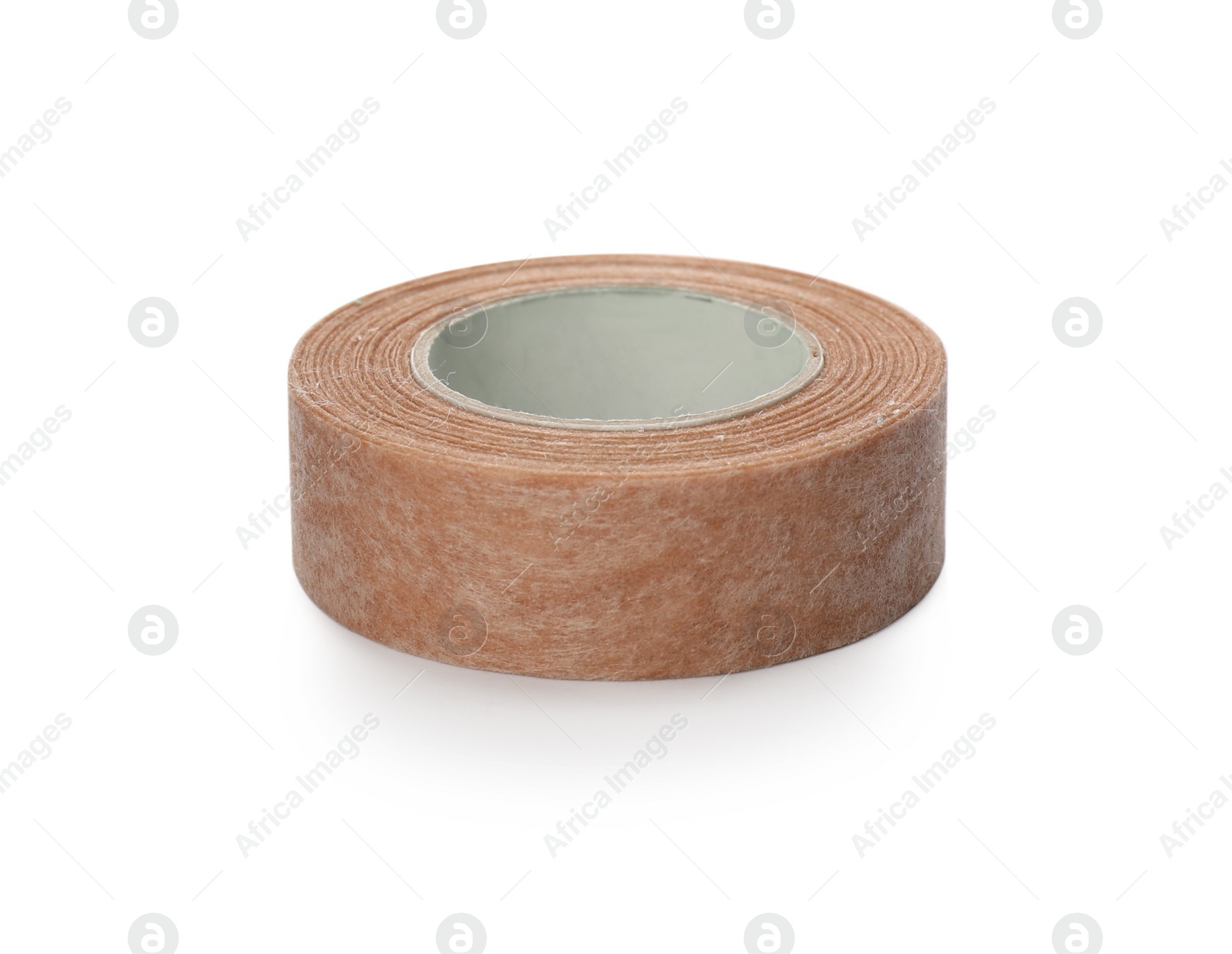 Photo of Medical sticking plaster roll isolated on white