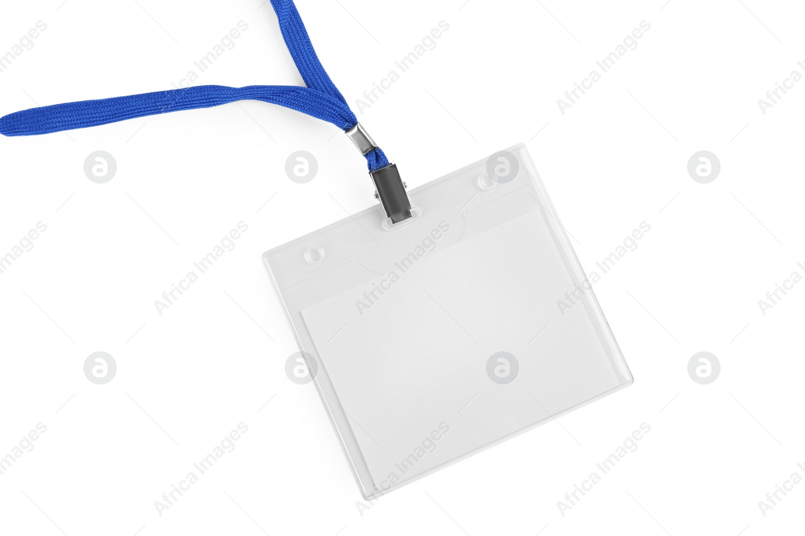 Photo of Blank badge on white background. Mockup for design