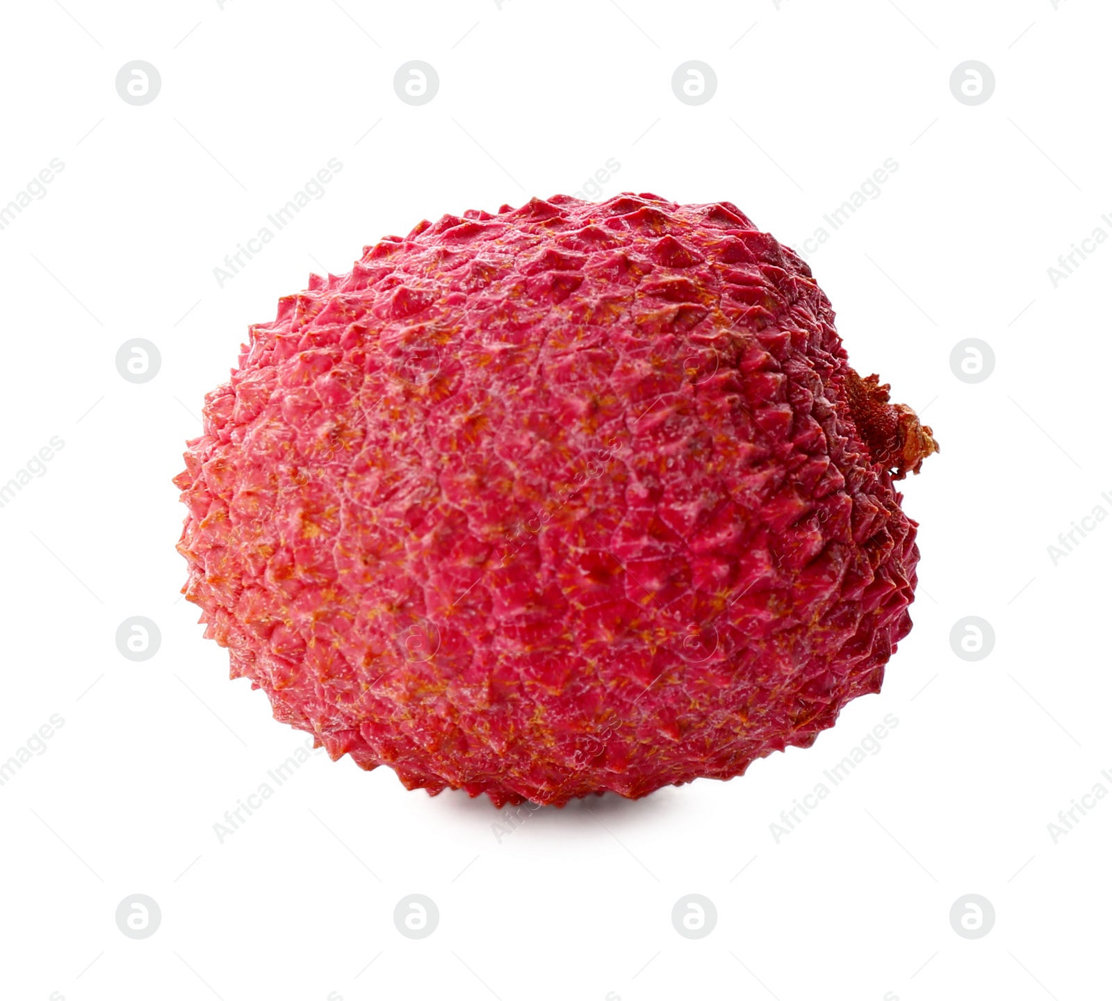 Photo of Whole ripe lychee fruit isolated on white