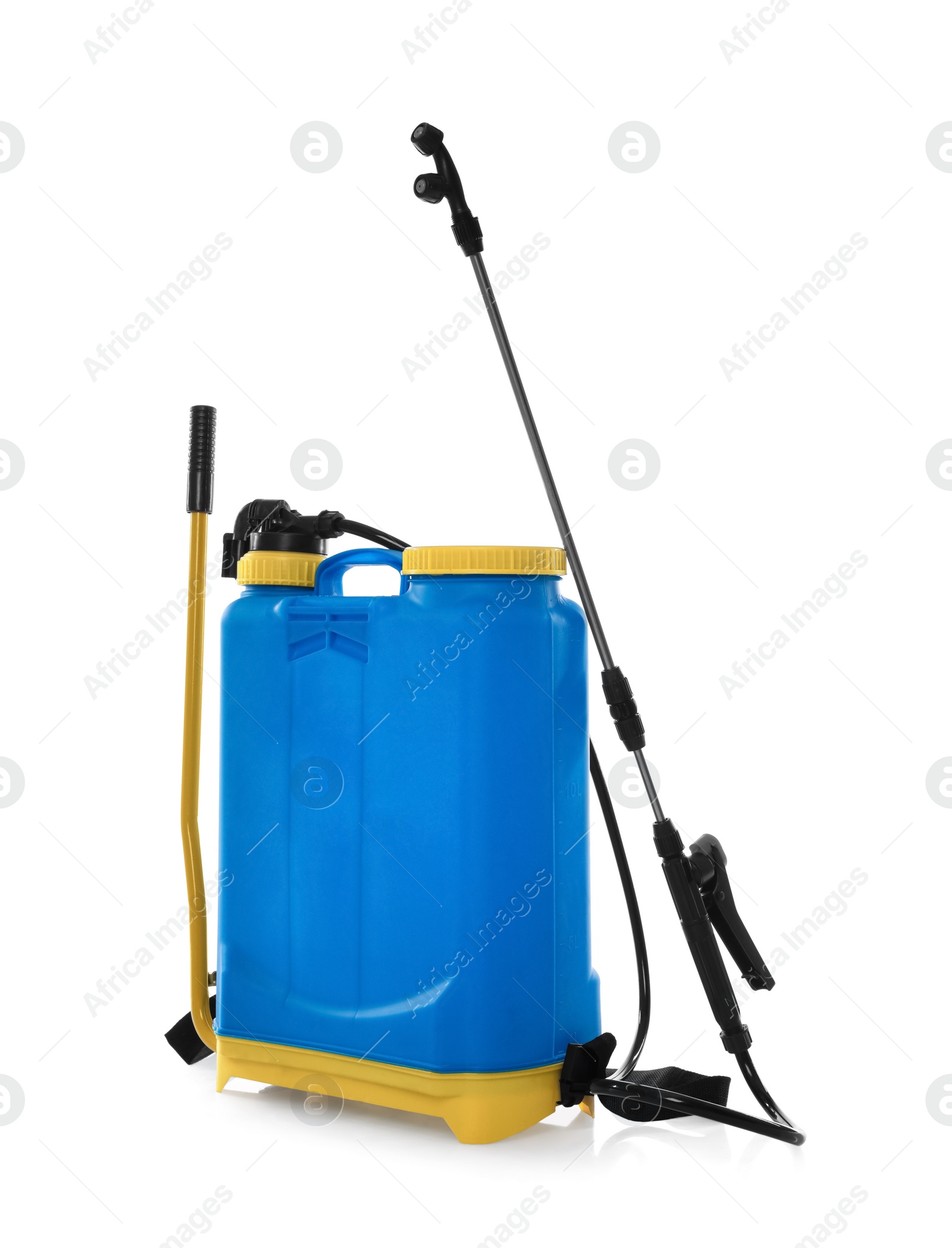 Photo of Manual insecticide sprayer isolated on white. Pest control