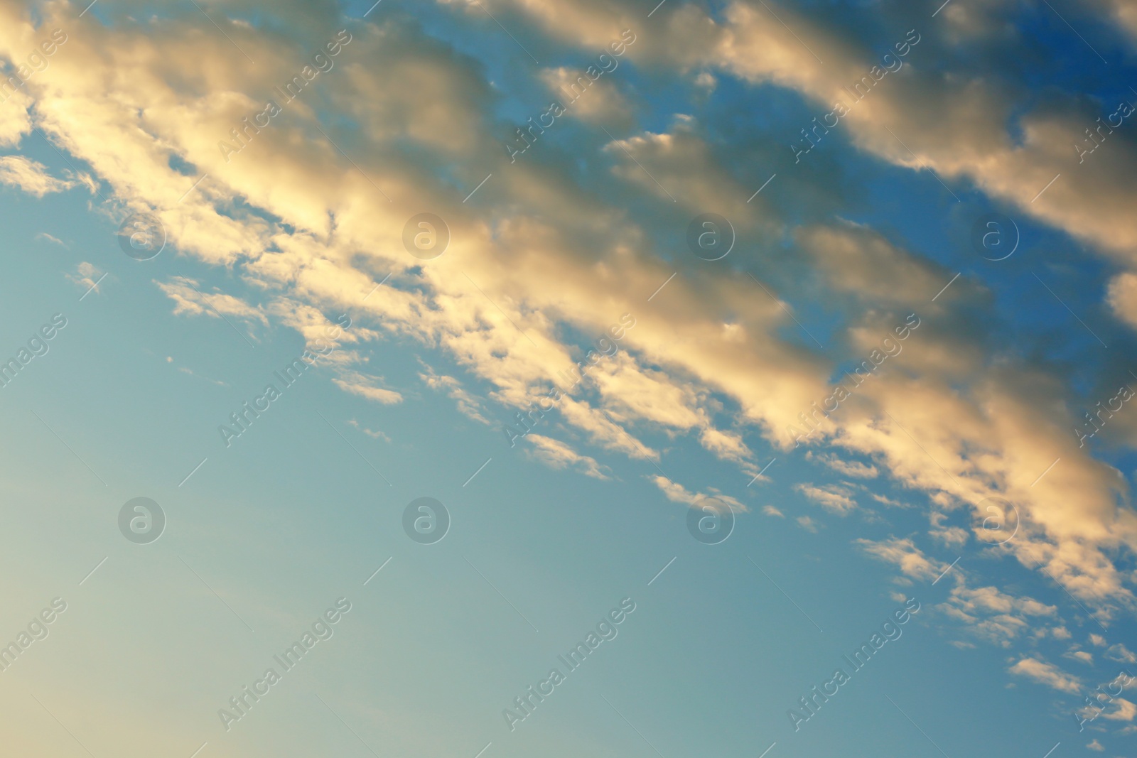 Photo of Beautiful view of blue sky with clouds