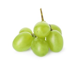 Photo of Fresh ripe juicy grapes isolated on white