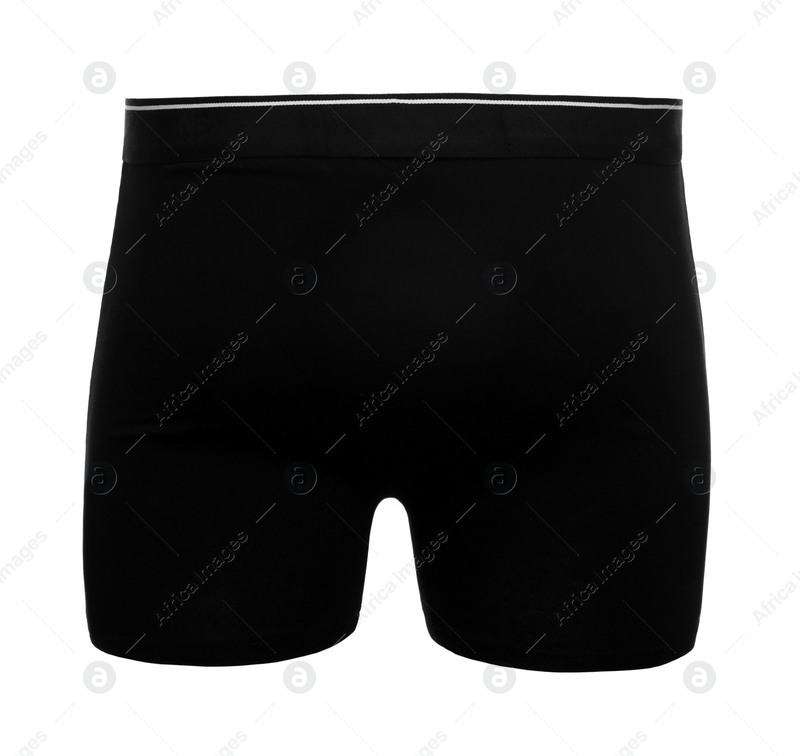 Image of Comfortable black menʼs underwear isolated on white