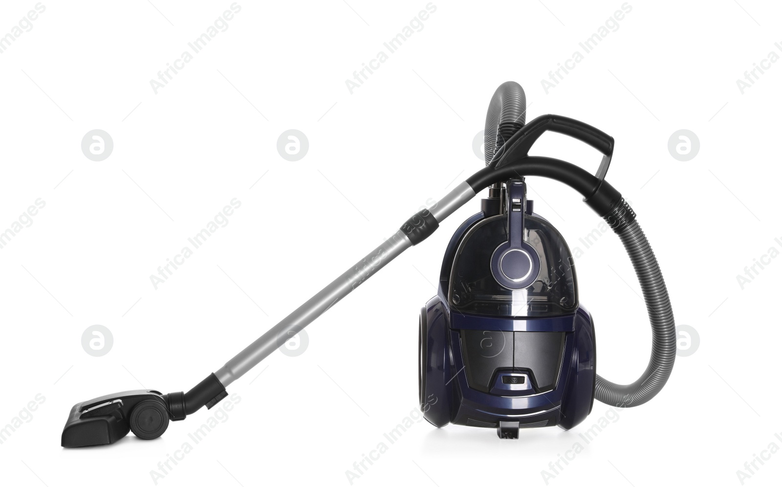 Photo of Modern new vacuum cleaner on white background