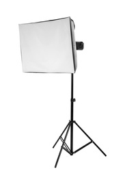 Photo of Studio lighting on white background. Food photography