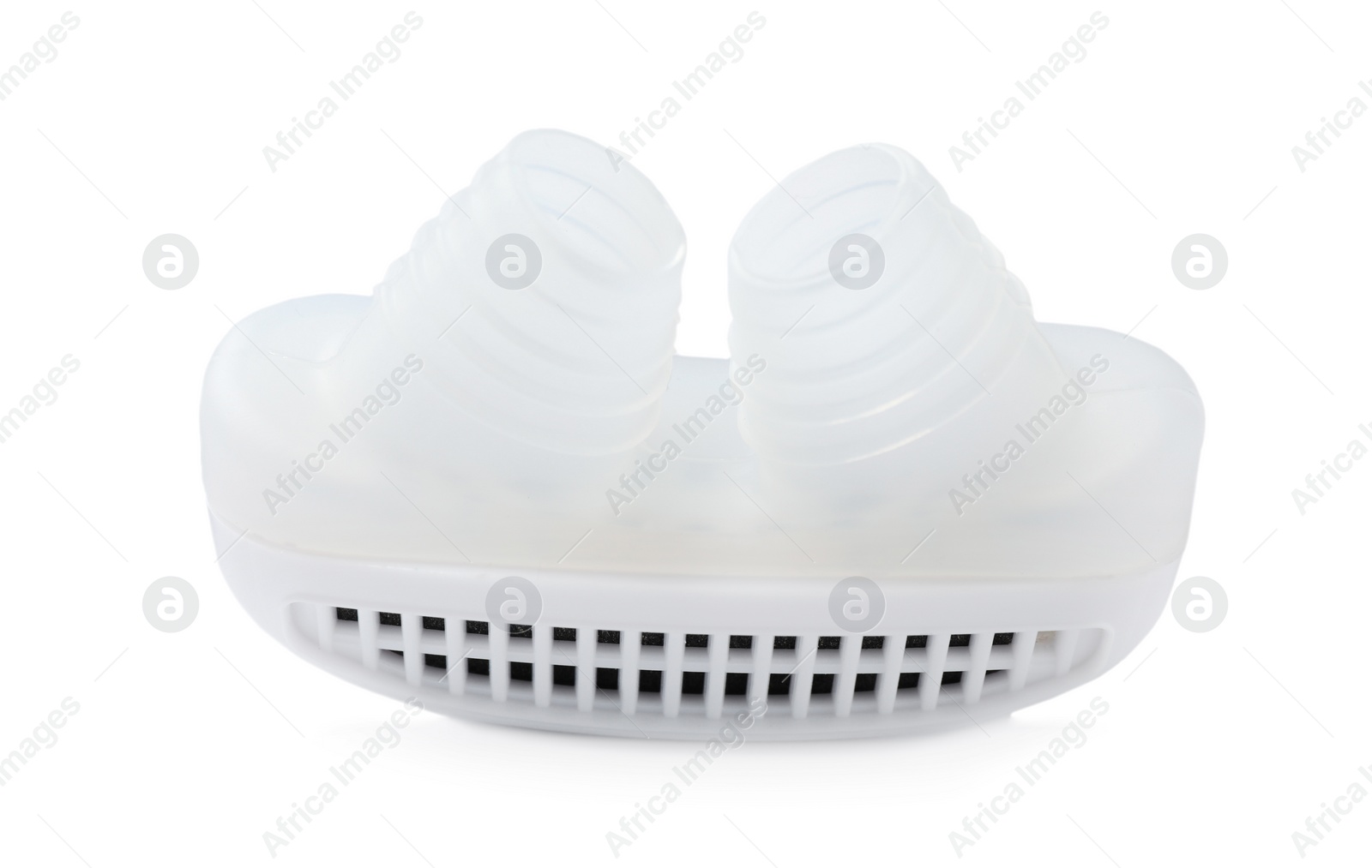 Photo of Anti-snoring device for nose isolated on white