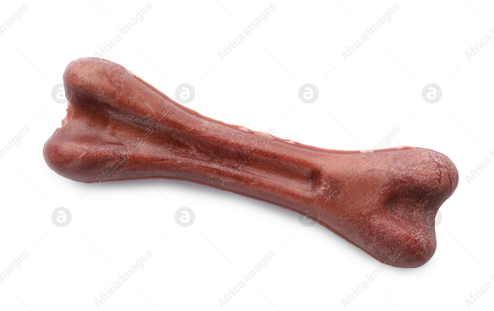 Photo of Chew bone for dog on white background. Pet care