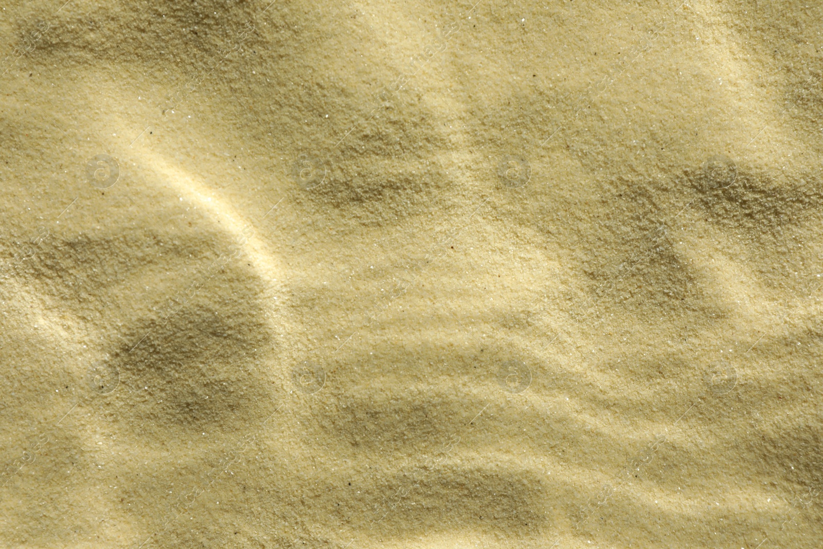 Photo of Sand under water as background, top view