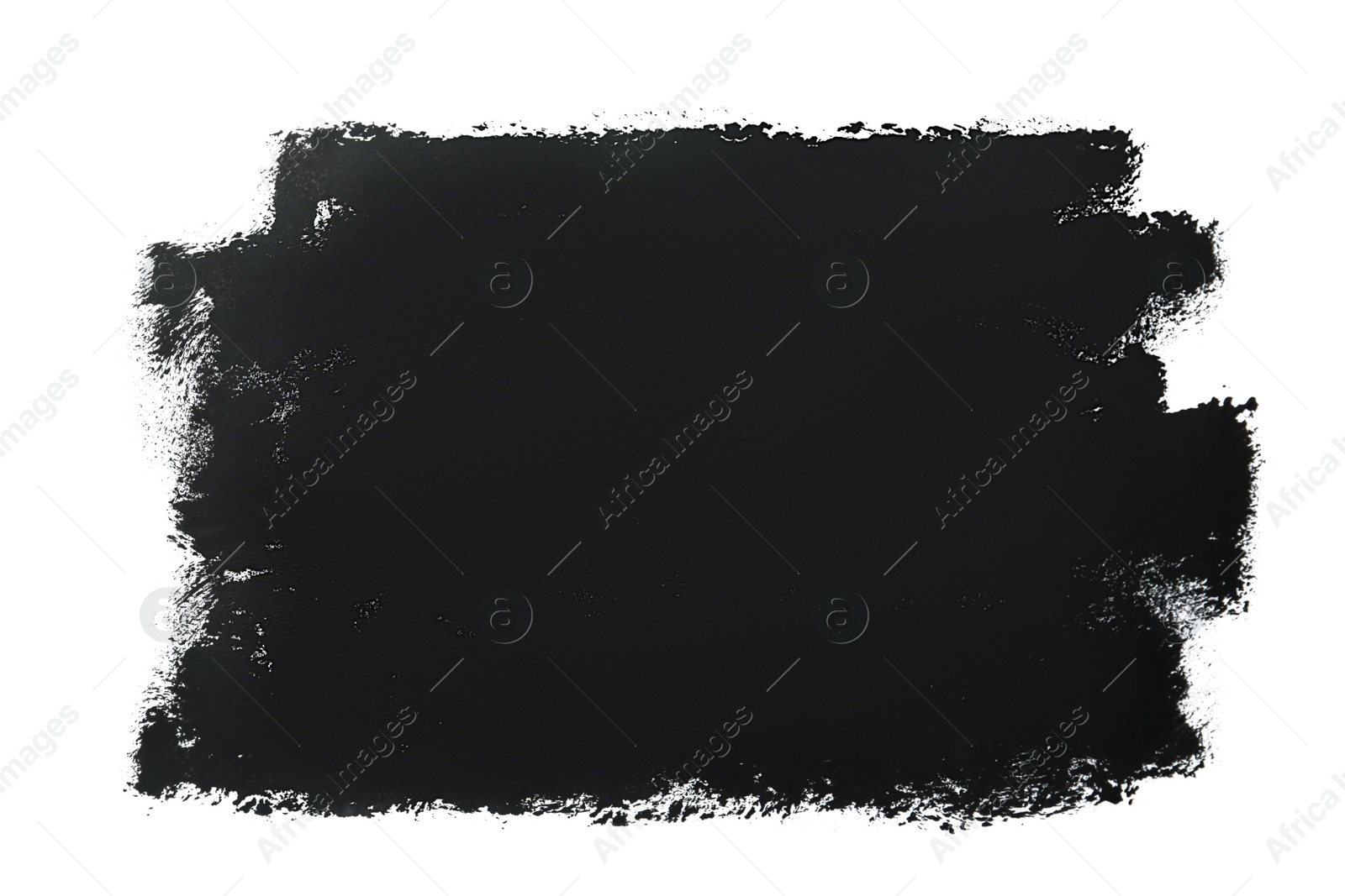 Photo of Beautiful strokes of black paint on white background