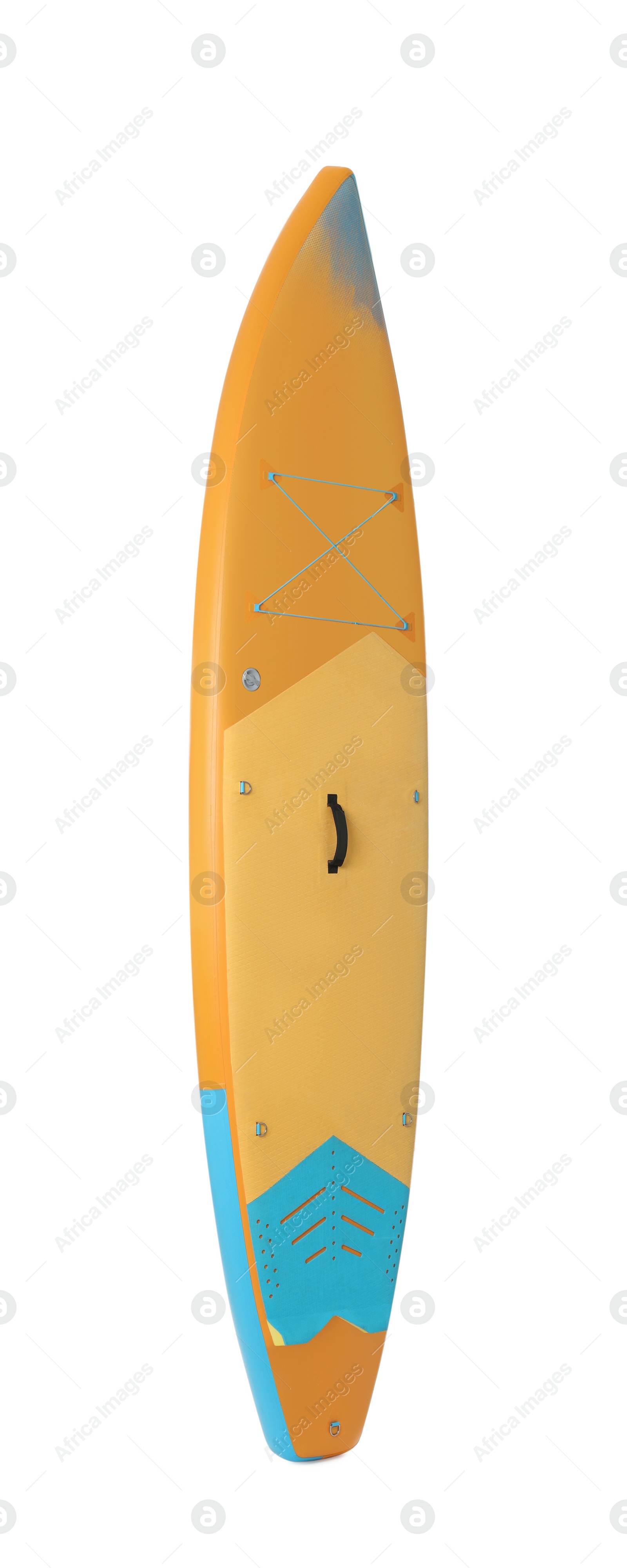 Photo of One SUP board isolated on white. Water sport