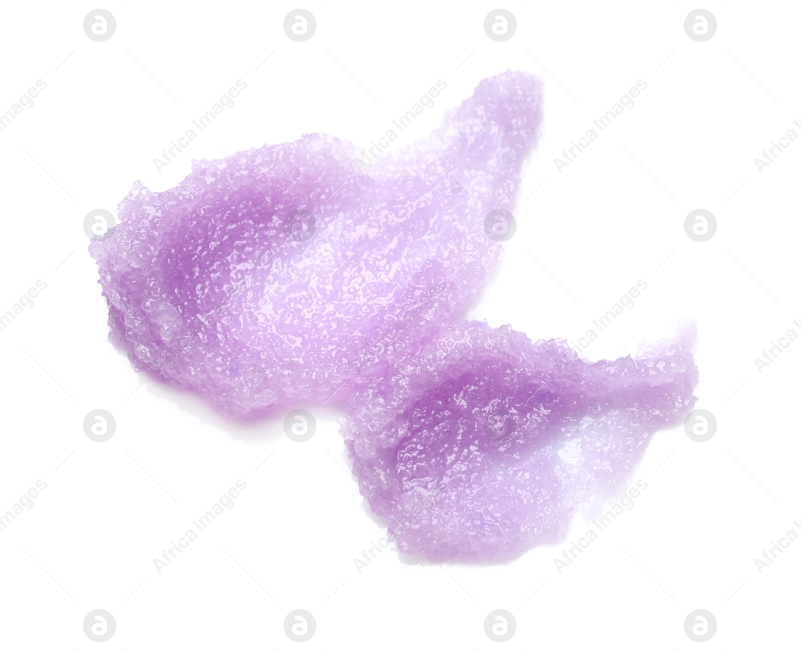 Photo of Sample of natural scrub on white background