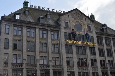 Amsterdam, Netherlands - June 18, 2022: Exterior of Madame Tussauds museum