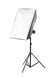 Photo of Studio lighting on white background. Food photography