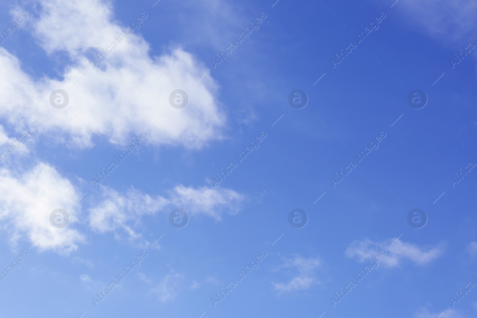 Photo of Beautiful blue sky with white clouds outdoors