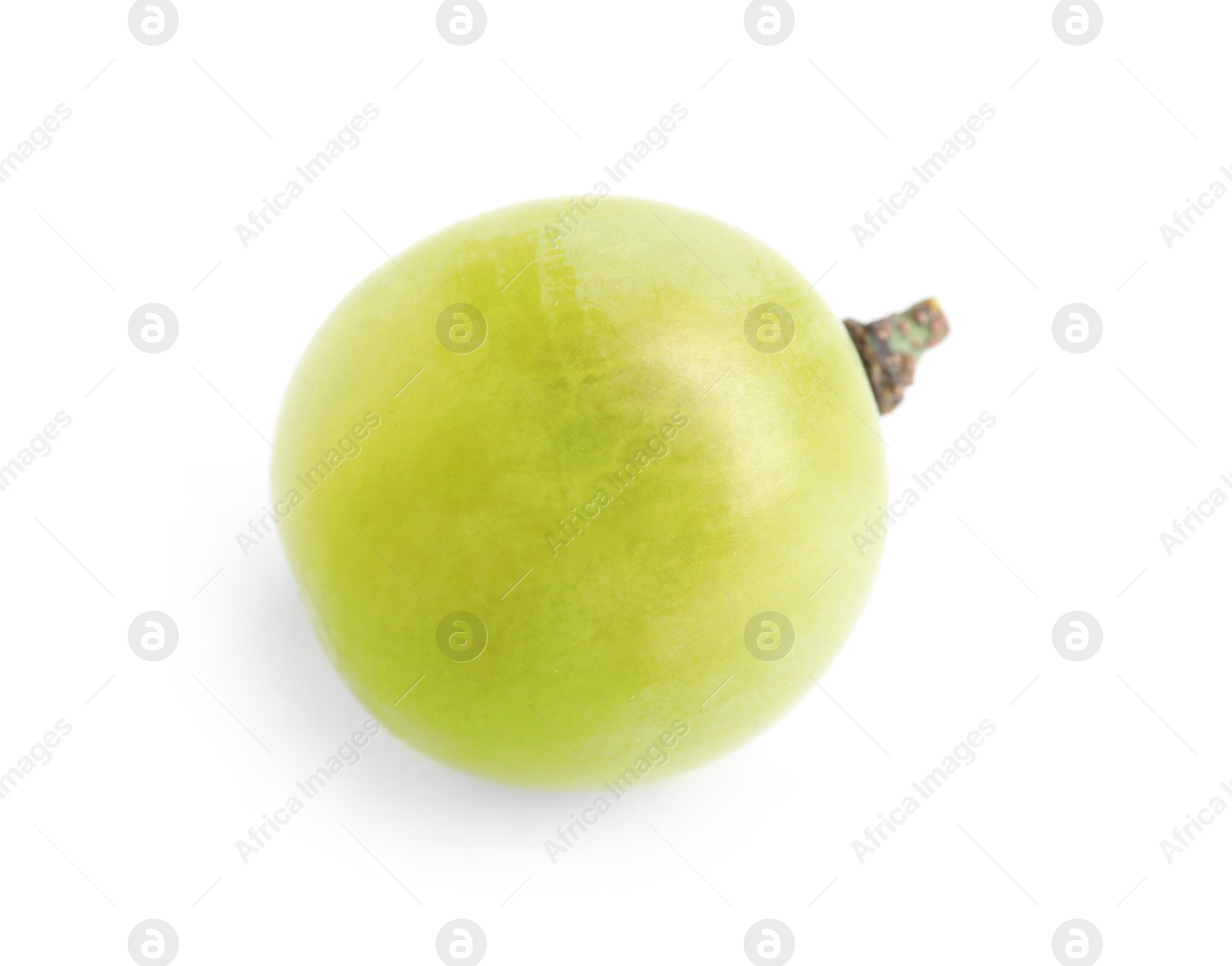 Photo of Fresh ripe juicy green grape isolated on white