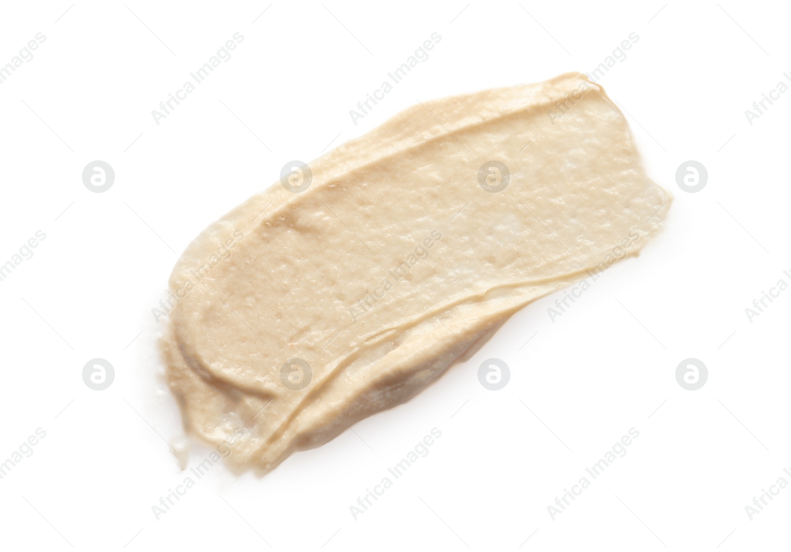 Photo of Sample of facial mask isolated on white, top view