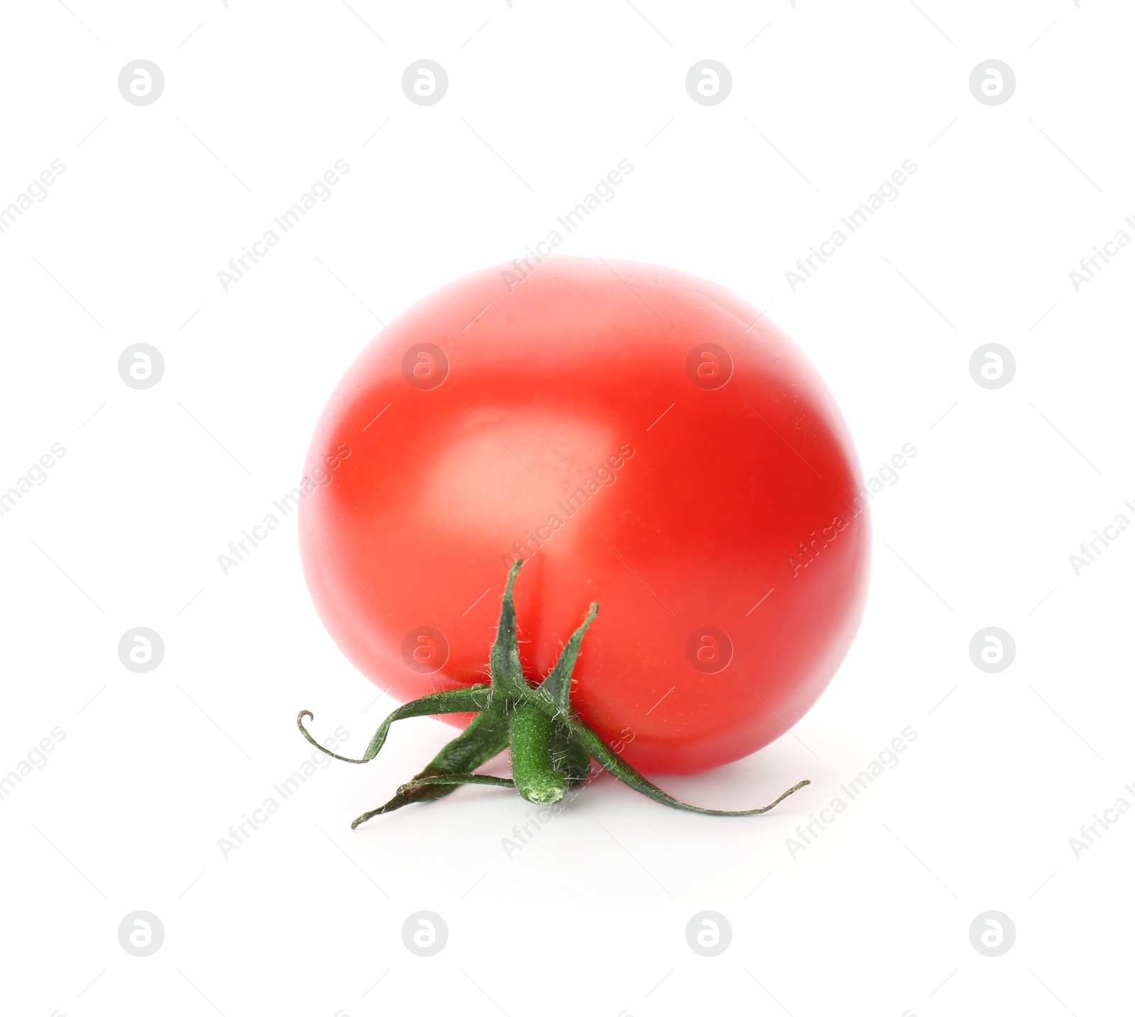 Photo of Fresh ripe whole tomato on white background