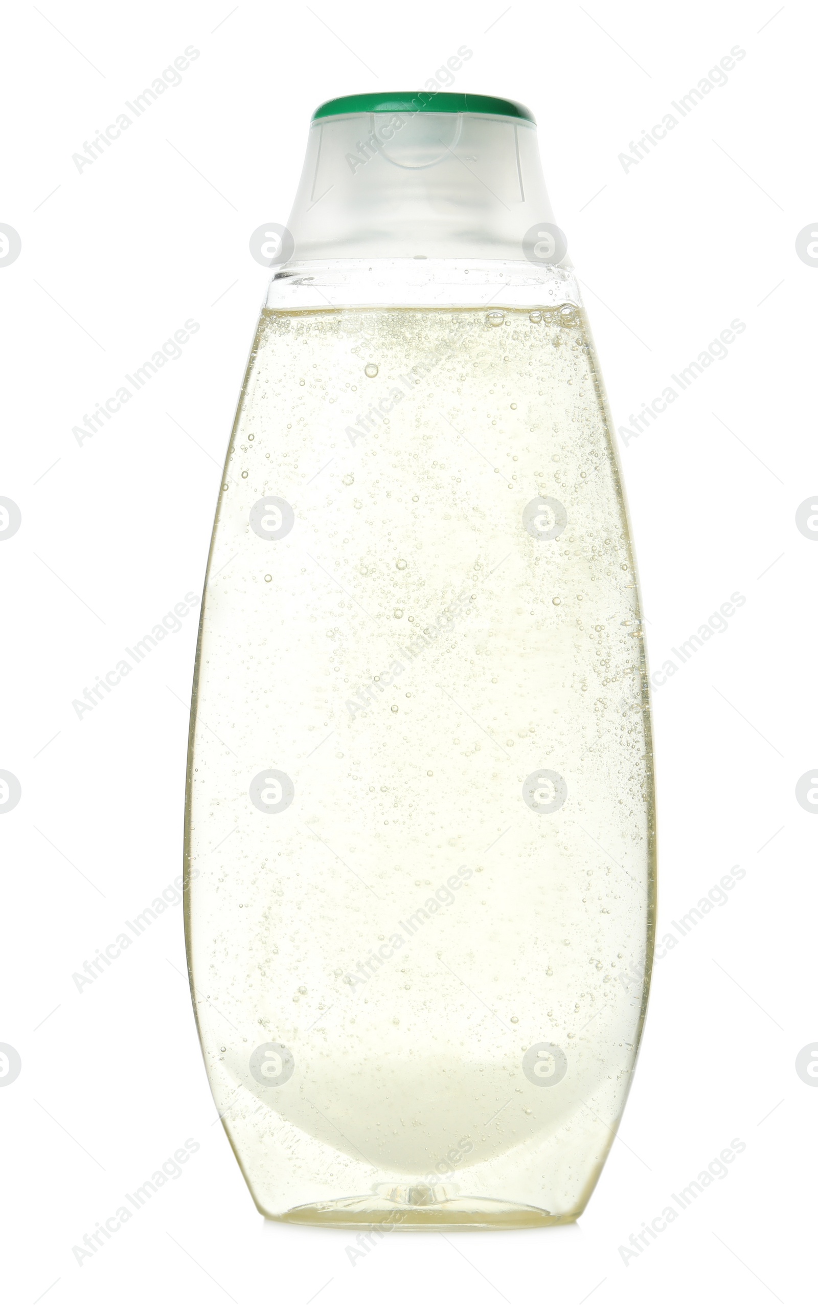 Photo of Bottle of shower gel isolated on white