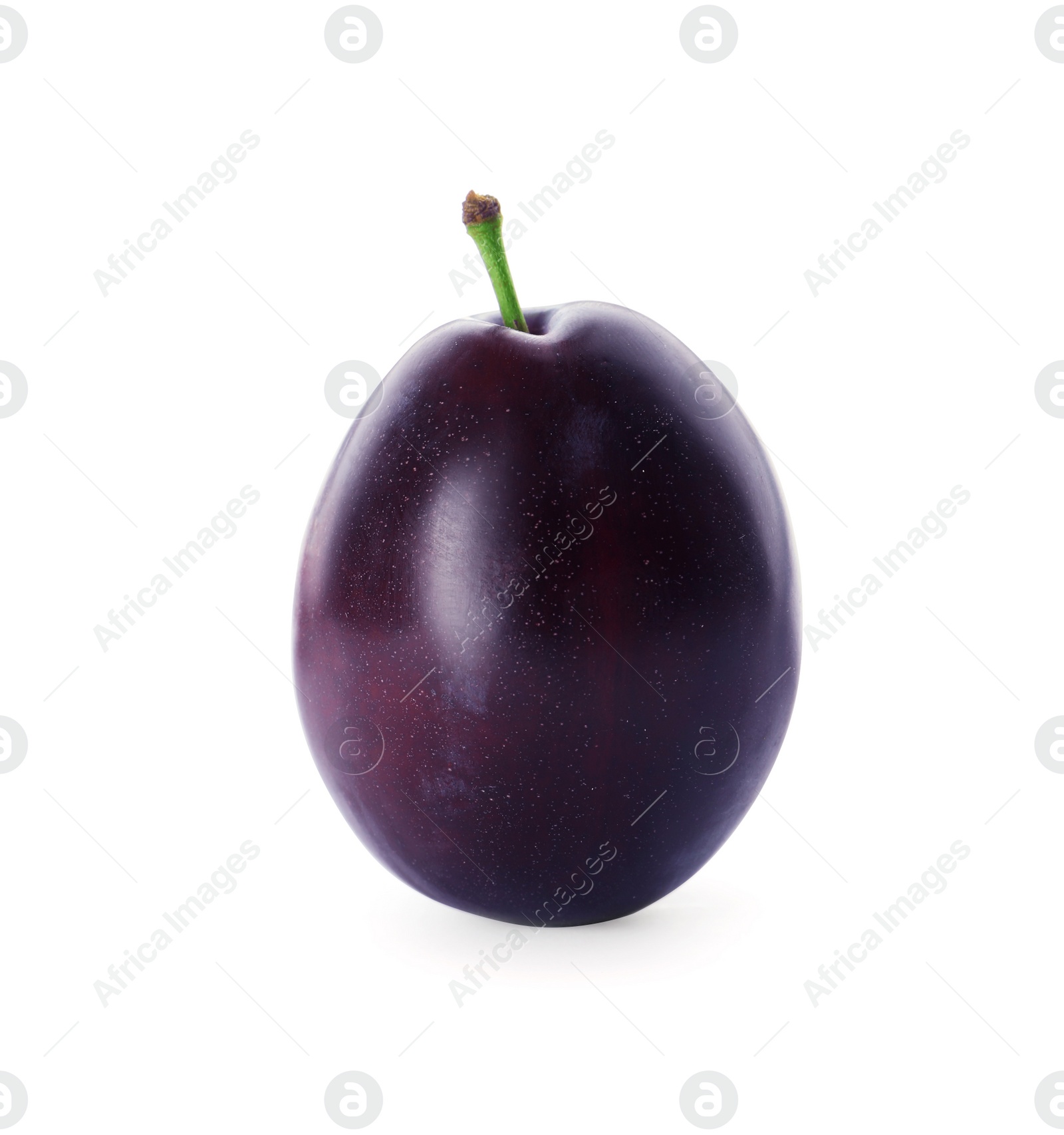 Photo of Delicious fresh ripe plum isolated on white