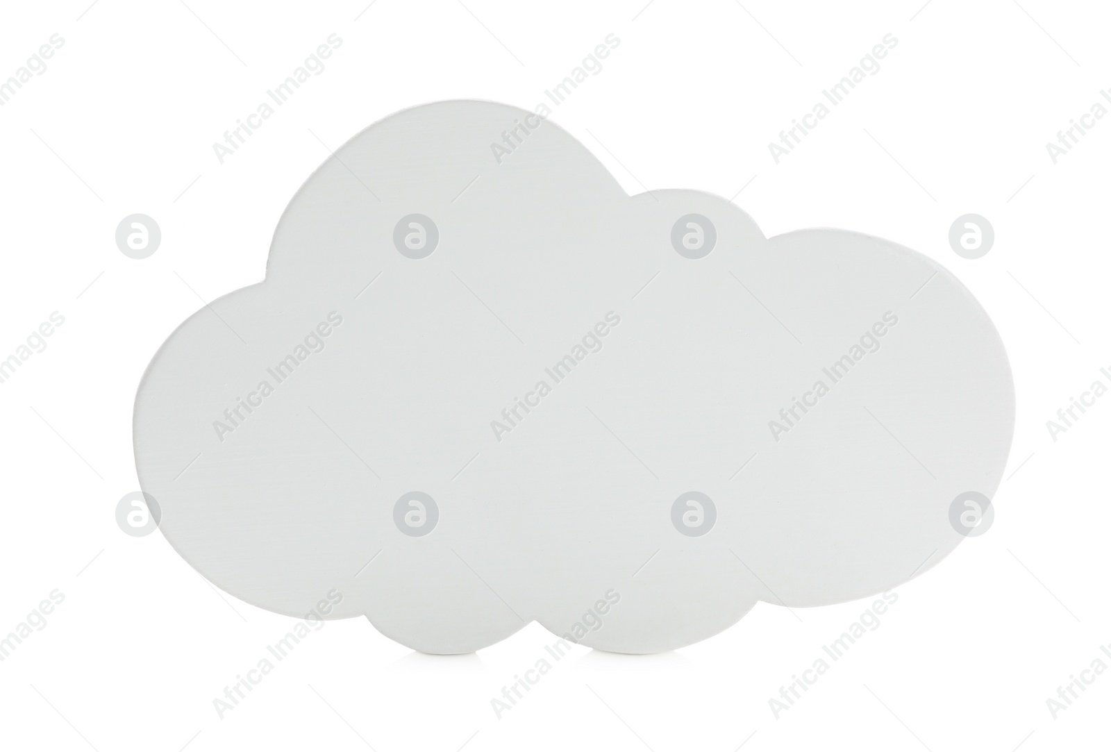 Photo of Cloud shaped child's night lamp isolated on white